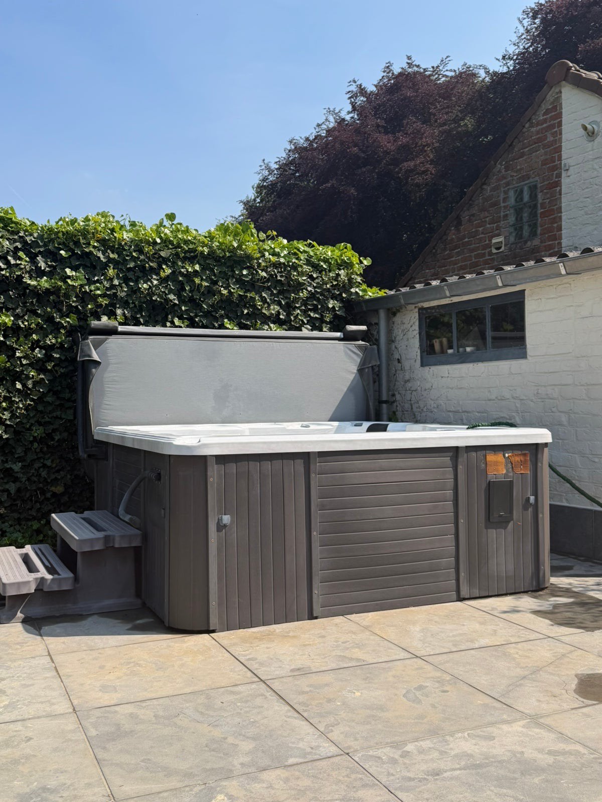 Jacuzzi te koop, Tuin en Terras, Ophalen, Gebruikt, Afdekzeil, Vast
