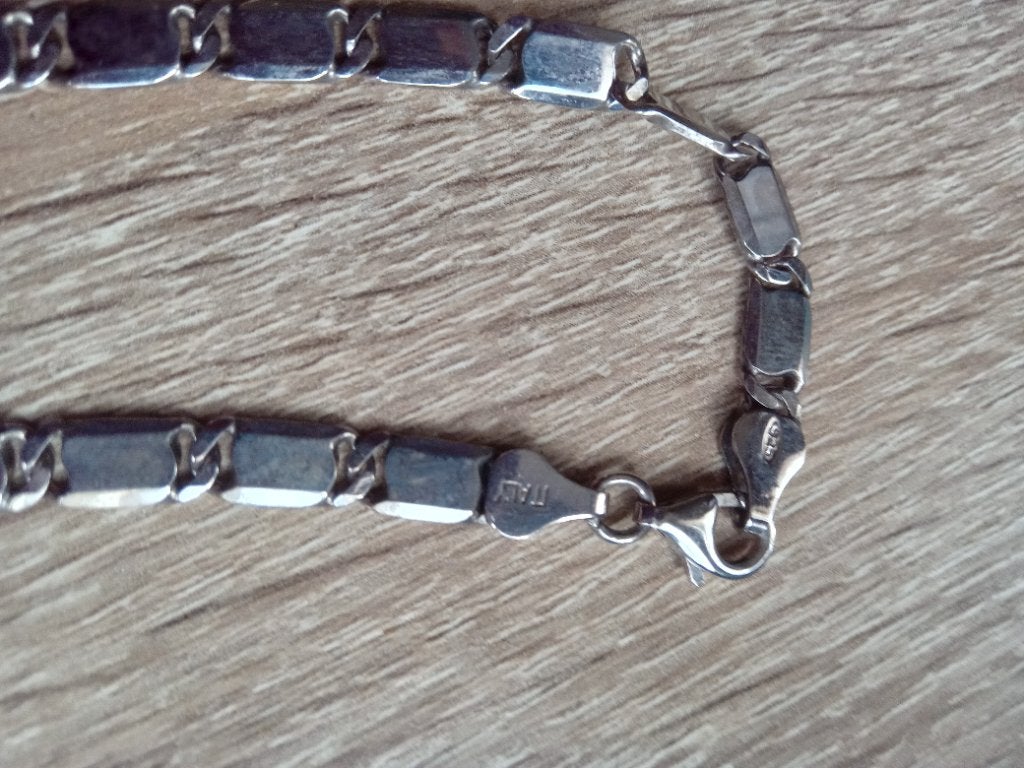 halsketting, Ophalen of Verzenden, Zo goed als nieuw, Zilver, Zilver