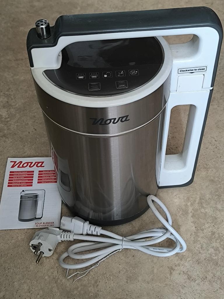 Soup Maker Nova - Mixeur Chauffant Inox, Electroménager, Enlèvement, Comme neuf, Mélangeur de soupe