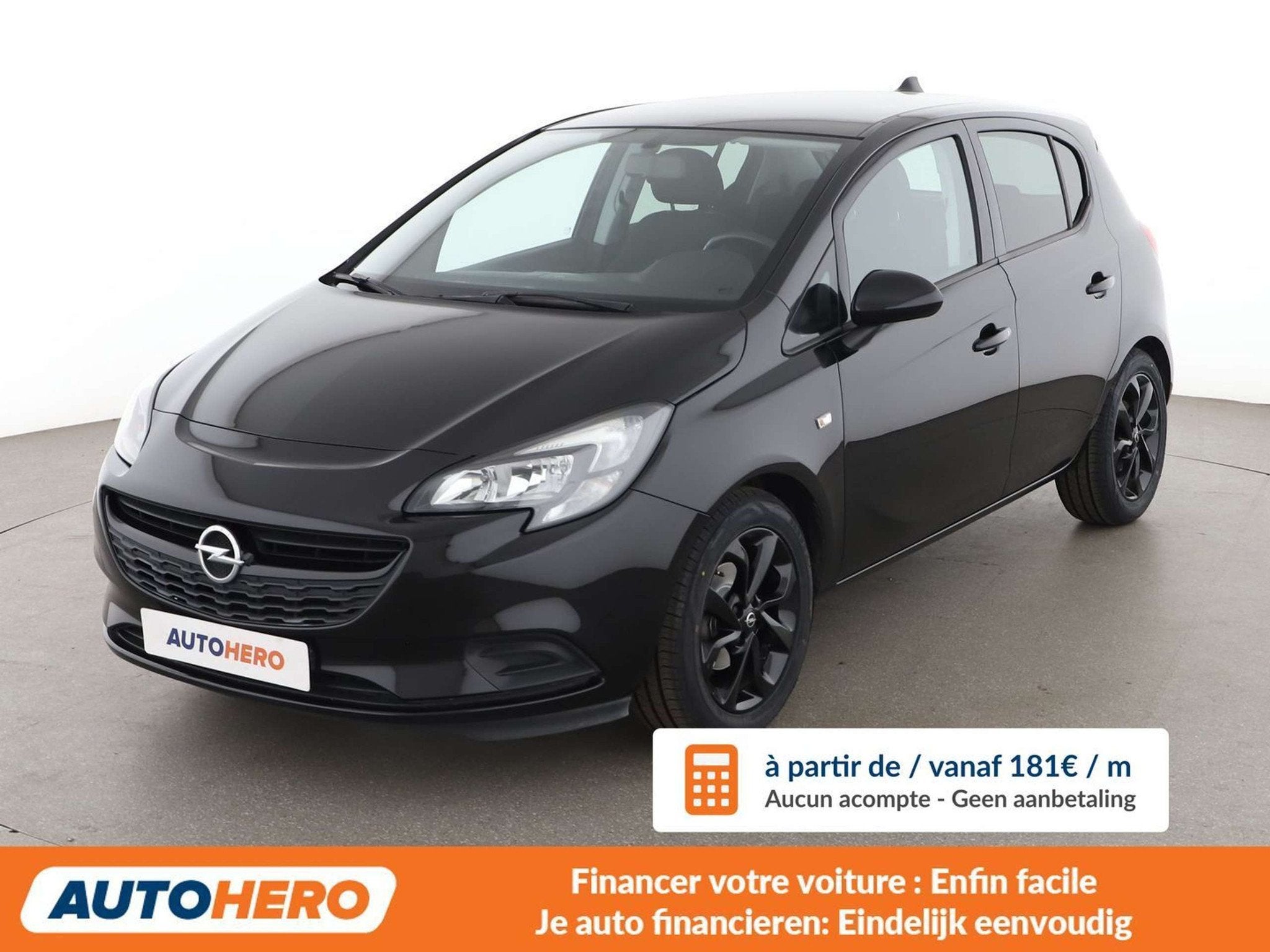 Opel Corsa 1.2 Color Edition (bj 2018), Auto's, Stof, Gebruikt, Zwart, 1229 cc