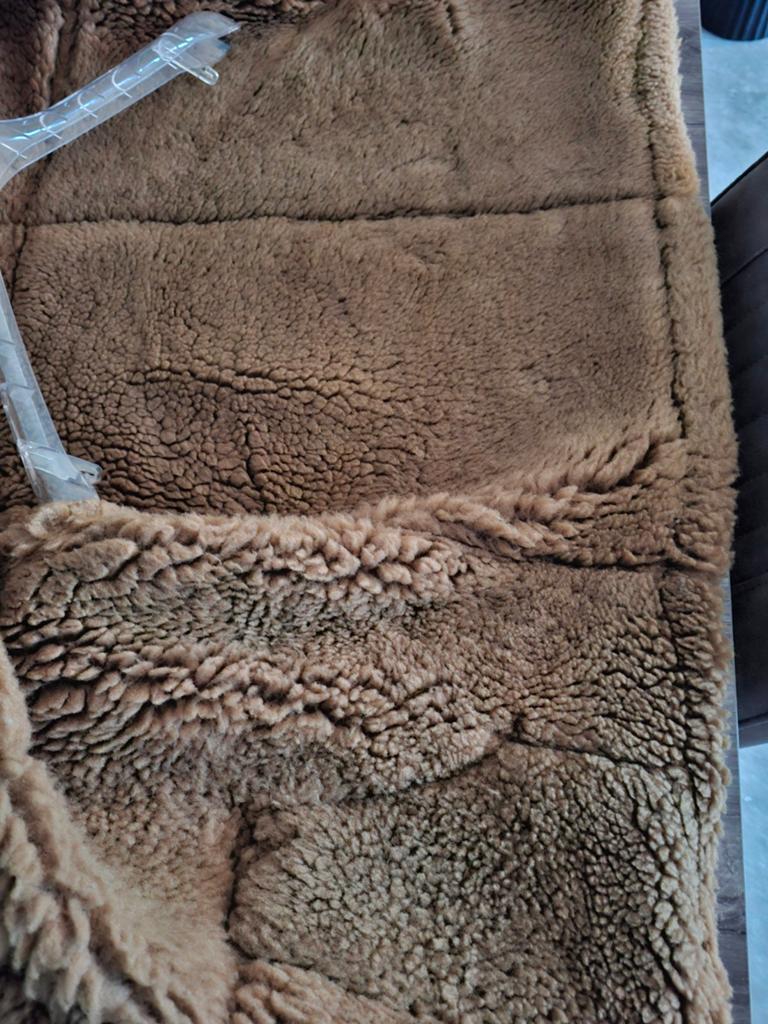 Bruin maat xl echte schapen wol, Kleding | Heren, Kostuums en vesten, Ophalen of Verzenden