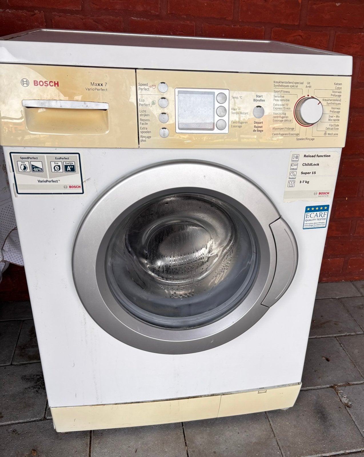 Bosch wasmachine A++, Elektronische apparatuur, Ophalen, Gebruikt, Voorlader