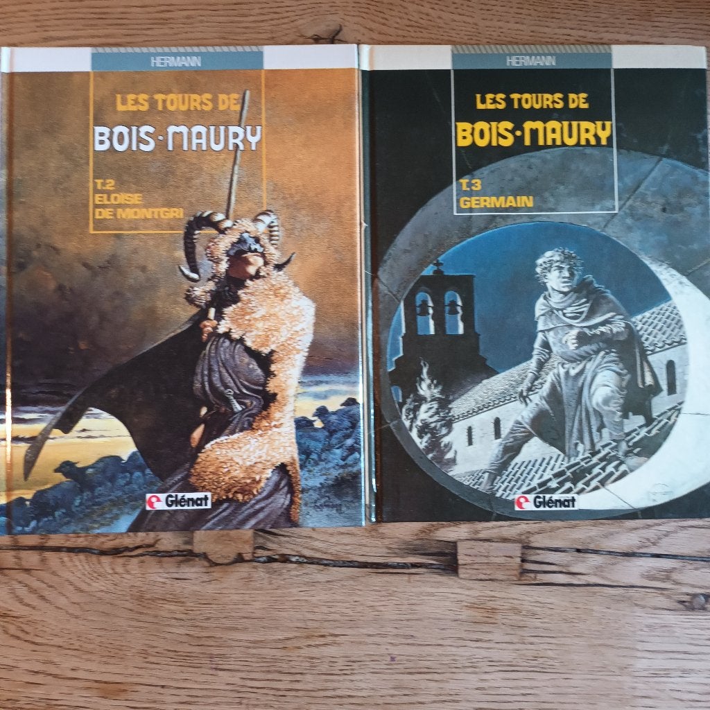 BD les tours de Bois-Maury tomes 2 et 3, Plusieurs BD, Enlèvement ou Envoi, Hermann., Utilisé
