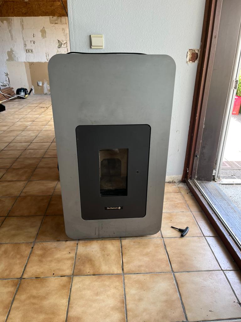 Poele a Pellets De Dietrich 8kw, Maison & Meubles, Poêles, Enlèvement, Utilisé, Poêle à granulés