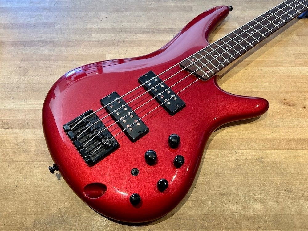 Ibanez 2022 SR300EB CA Candy Apple Red, Enlèvement ou Envoi, Comme neuf, Électrique