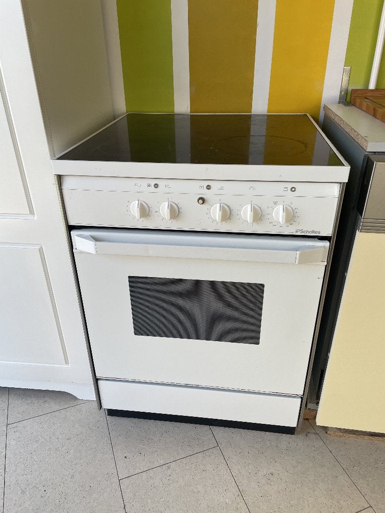 Vrijstaande oven en vitrokeramische kookplaat, Elektronische apparatuur, Ovens, Ophalen, Oven, Hete lucht, 60 cm of meer
