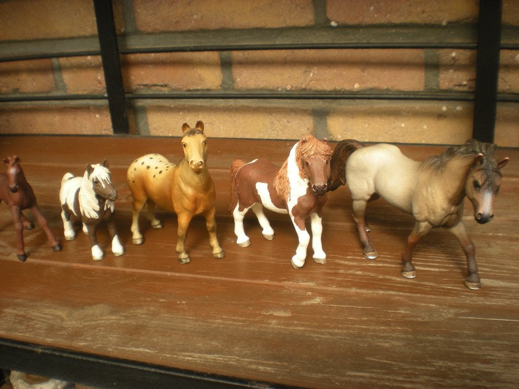 5 schleich paarden voor 15 €, Ophalen