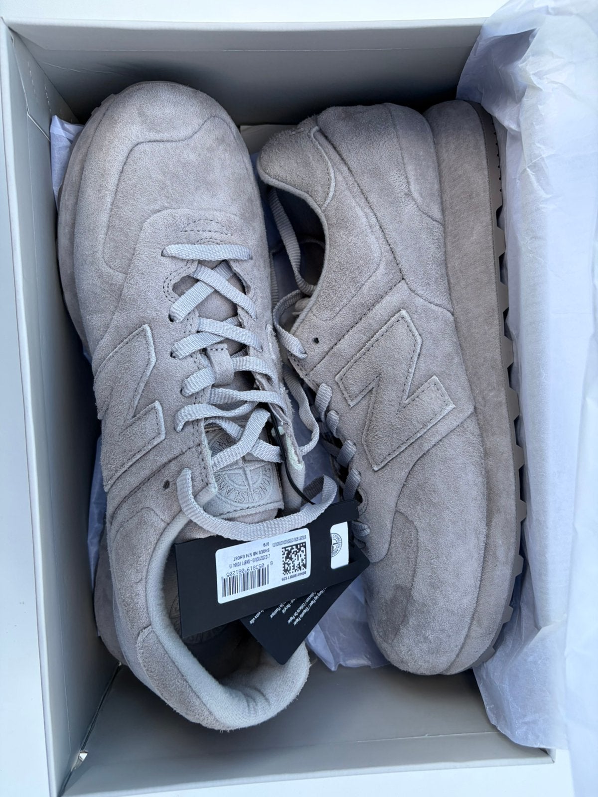 Stone island x new balance ghost 574, maat 47,5, Kleding | Heren, Schoenen, Ophalen, Overige kleuren, Nieuw, Sneakers