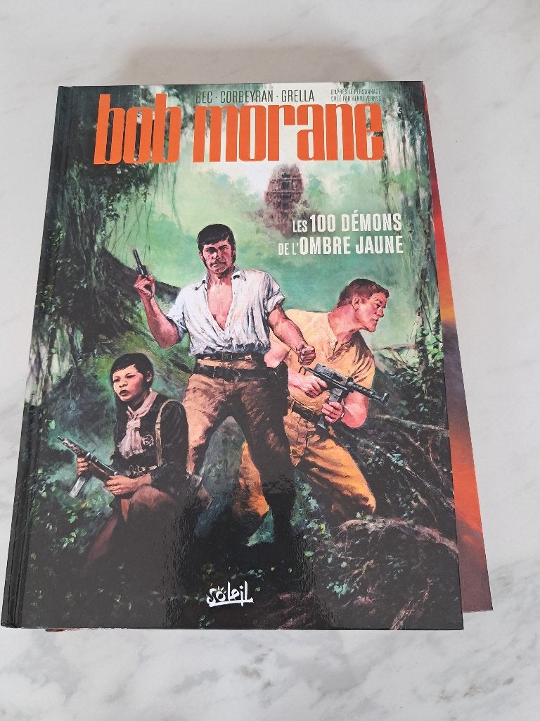 Bob Morane   T1,2,3  EO TBE  + dédicace, Plusieurs BD, Enlèvement, Comme neuf