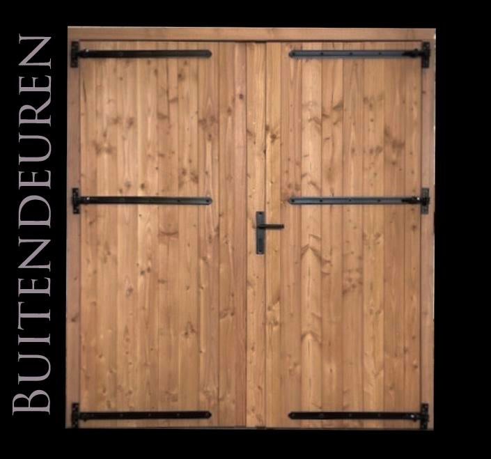 buitendeur/poortdeur/douglas/kozijnen op maat, Jardin & Terrasse, Portes de jardin, Enlèvement ou Envoi, Bois