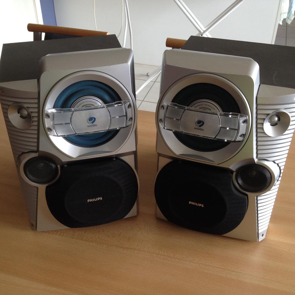 2 Sets luidsprekers, Audio, Tv en Foto, Ophalen, Nieuw, Front, Rear of Stereo speakers, Philips