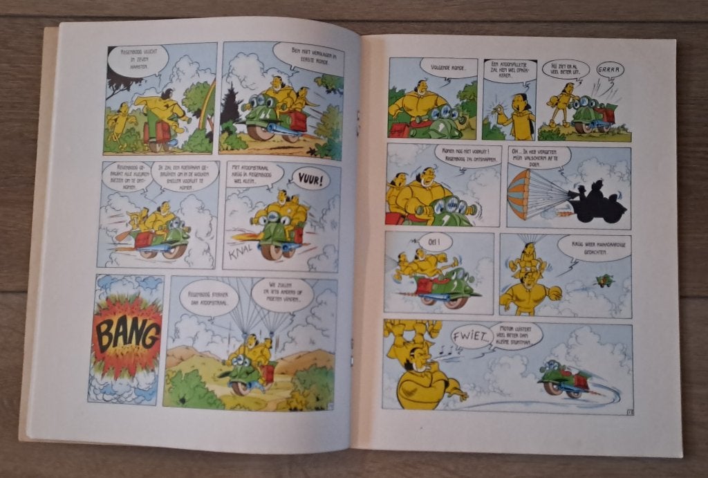32 - Jerom - De Vurige Regenboog, Boeken, Gelezen, Willy Vandersteen, Eén stripboek, Ophalen of Verzenden