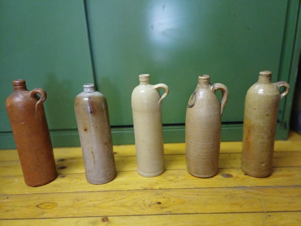 antiek  water kruiken jenever keramiek ceramic, Antiek en Kunst, Ophalen