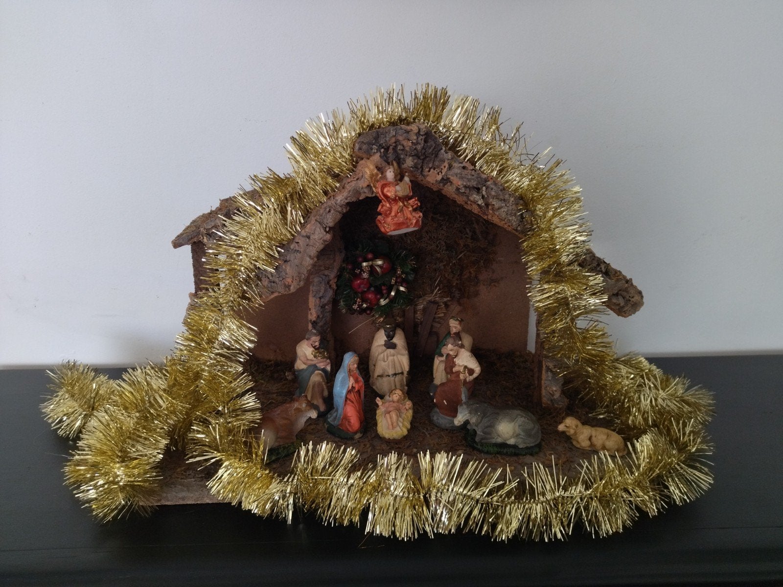 grand crèche de Noël vintage, Divers, Enlèvement ou Envoi, Utilisé