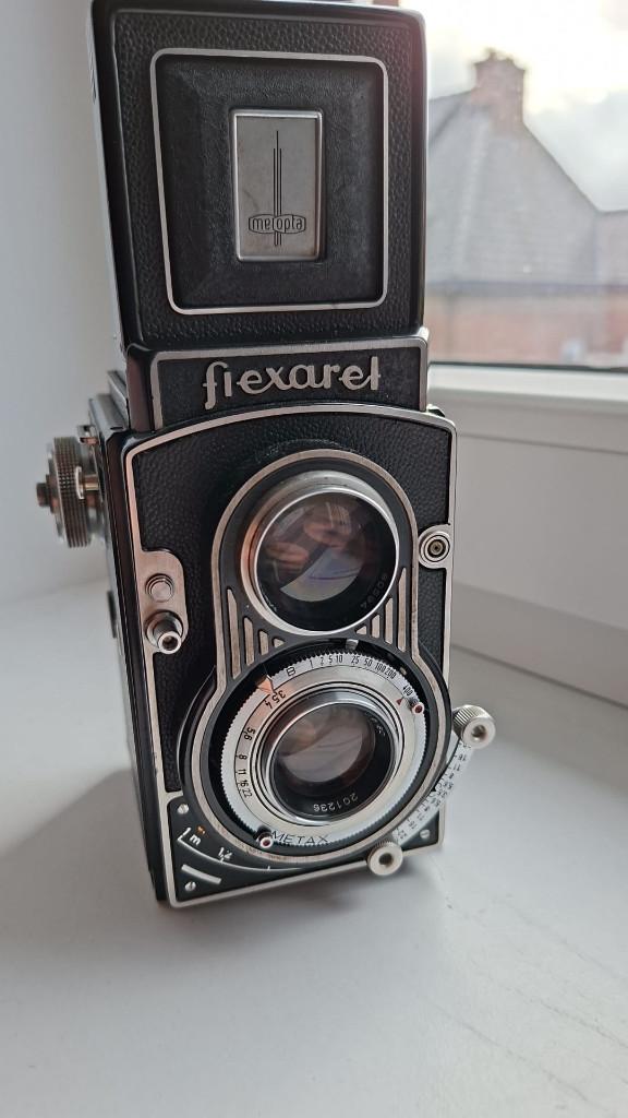 Flexaret VI analoge TLR-camera (Lubitel), Ophalen of Verzenden, Gebruikt, Compact, Overige Merken