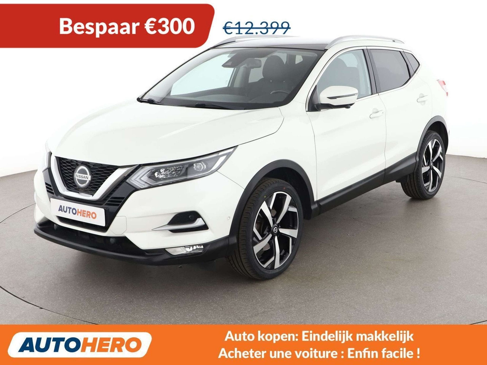 Nissan QASHQAI 1.3 DIG-T Tekna (bj 2019), Auto's, Voorwielaandrijving, Gebruikt, 161 g/km, Overige brandstoffen