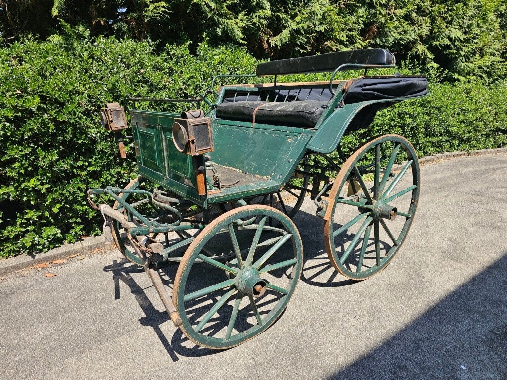Antieke koets “Spider” voor pony of ezel, Gebruikt, Wagonette, Pony