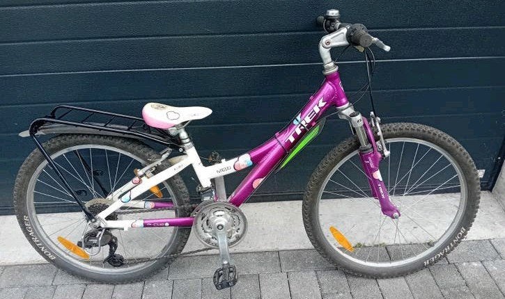 Alu MTB kinderfiets Trek 24inch 21speed NIEUWPRIJS 369euro🚴, Fietsen en Brommers, Gebruikt, Velgrem, Geen vering, Trek