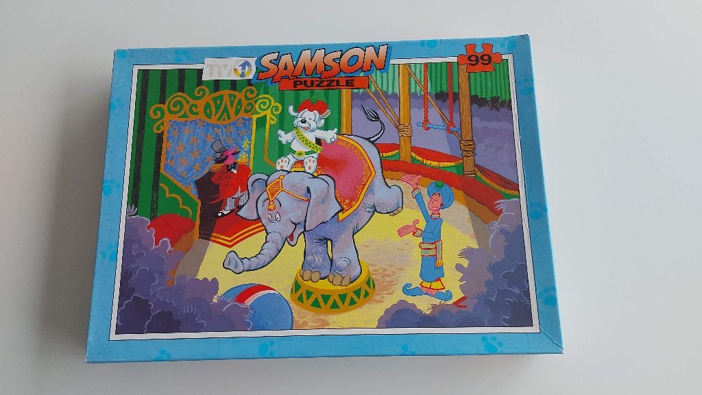 Puzzel Samson, Ophalen of Verzenden, Meer dan 50 stukjes, Zo goed als nieuw, 6 jaar of ouder