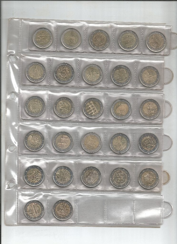 27 pièces commémoratives de 2 € uncirculated ESPAGNE, Timbres & Monnaies, Enlèvement, Espagne, 2 euros, Série