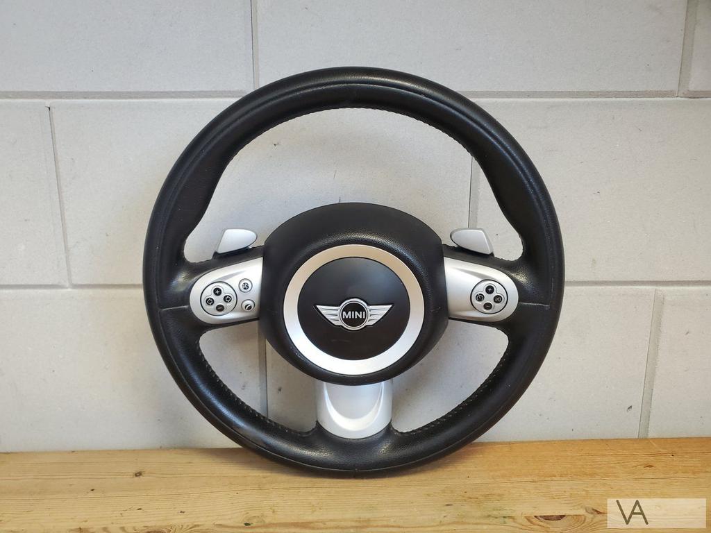 Mini R56 06 -12 3 spaak sport stuur + airbag flippers cruise, Auto-onderdelen, Gebruikt, -, -, Ophalen of Verzenden