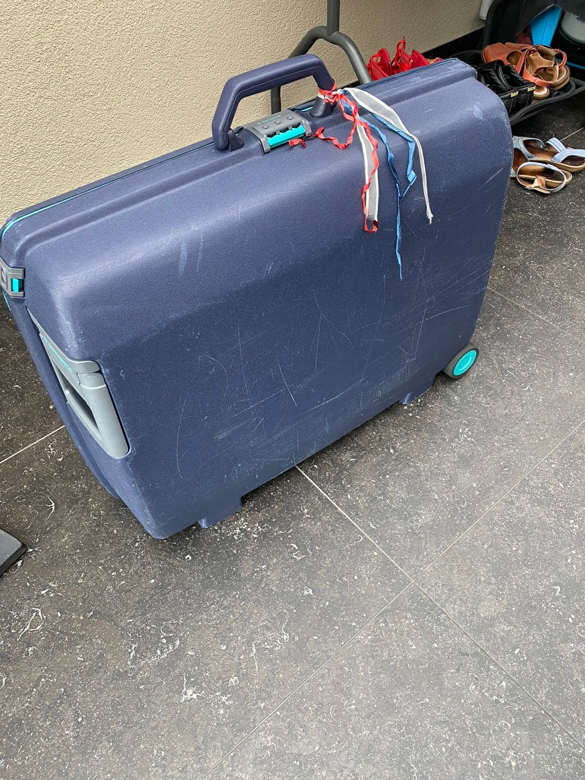 Koffer samsonite, Bijoux, Sacs & Beauté, Enlèvement, Utilisé, Plastique dur, Clé