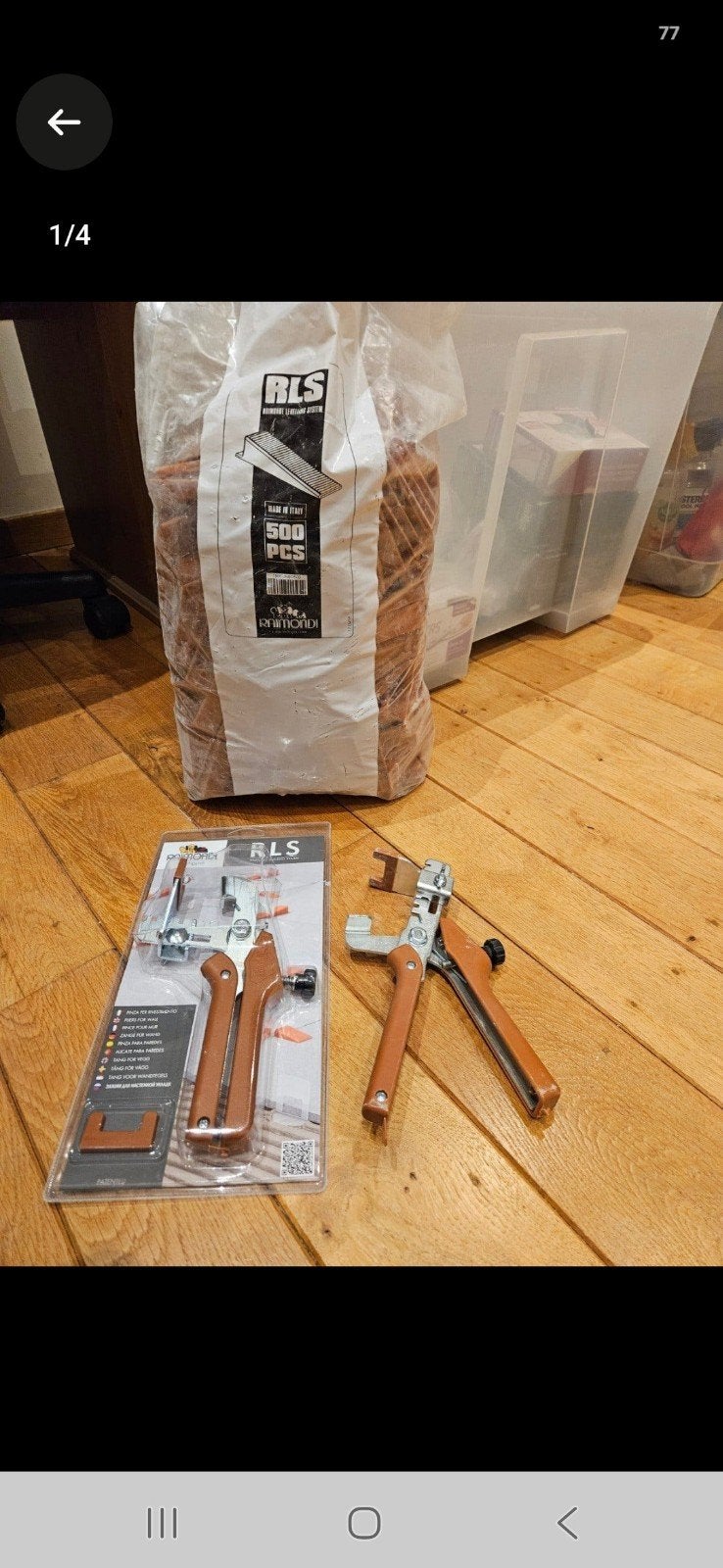 2 nieuwe RLS niveleringstangen, Doe-het-zelf en Bouw, Gereedschap | Handgereedschap, Ophalen of Verzenden, Nieuw, Overige merken