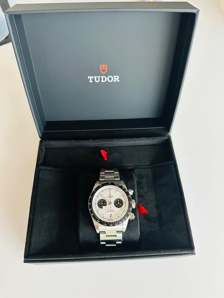 Tudor Black Bay Chrono, Staal, Staal, Polshorloge, Zo goed als nieuw