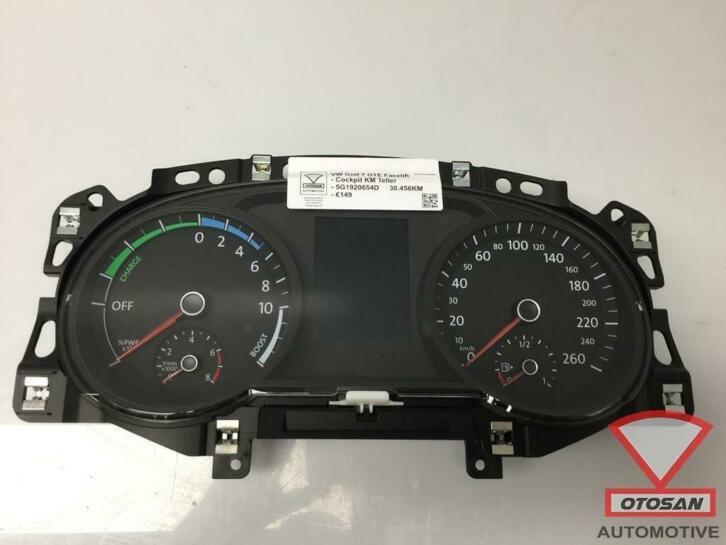 vw golf 7 gte facelift tacho km teller cockpit 5g1920654d, Auto-onderdelen, Gebruikt, Volkswagen, Volkswagen AG, Vw@volkswagen.de