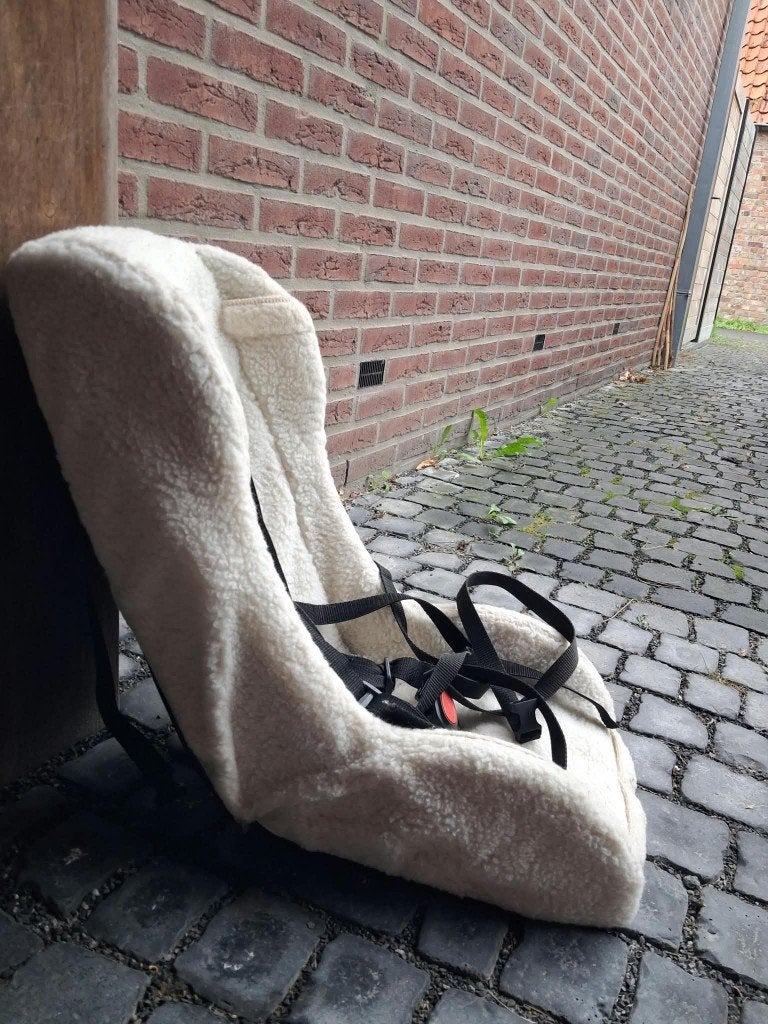 Melia peuterstoel voor fietskar of bakfiets, Achterzitje, Zo goed als nieuw, Melia, Ophalen