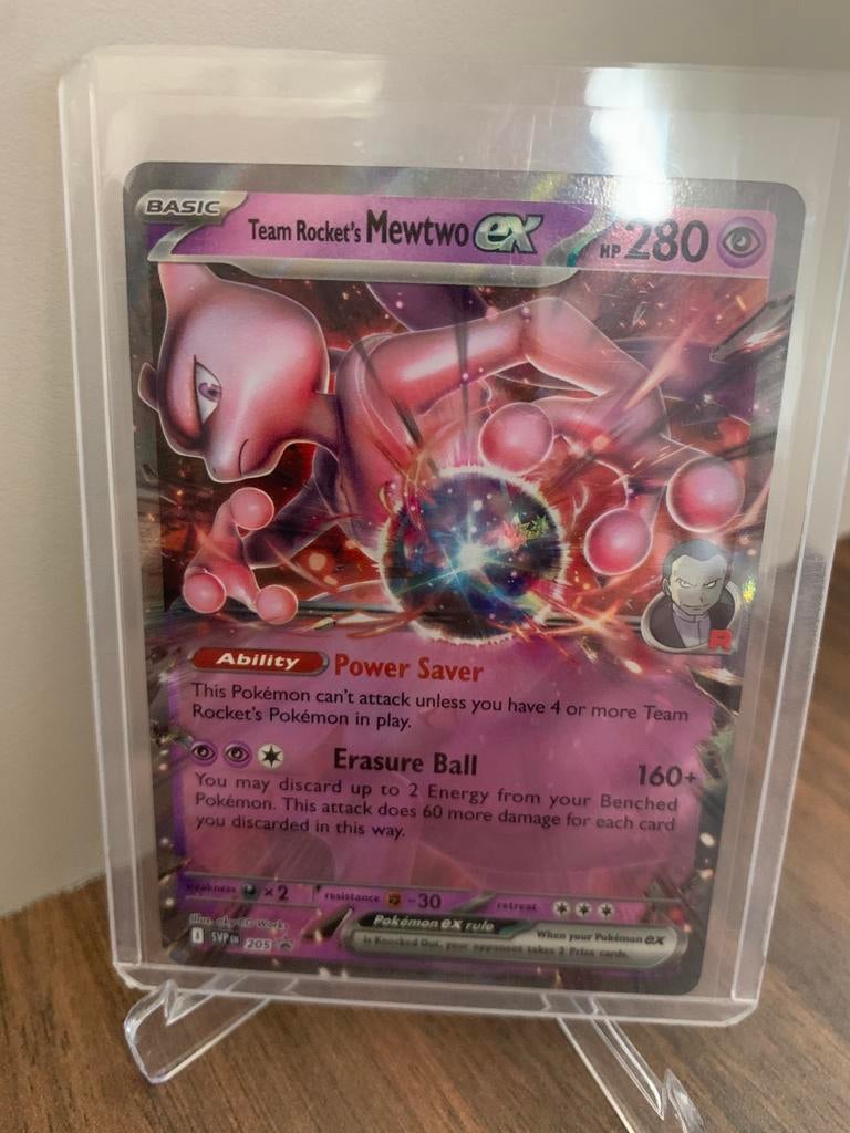 Pokemon mewtwo ex promo, Ophalen of Verzenden, Zo goed als nieuw