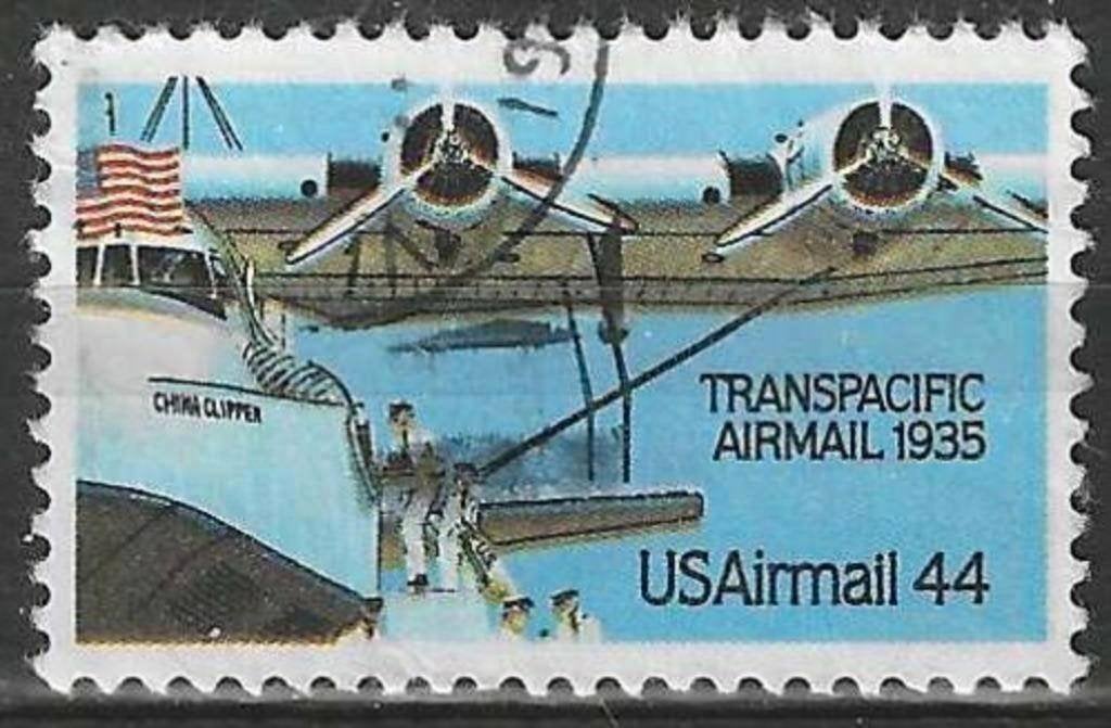 États-Unis 1985 - Yvert 109PA - Rétrospective de l'aéro (ST), Envoi, Affranchi