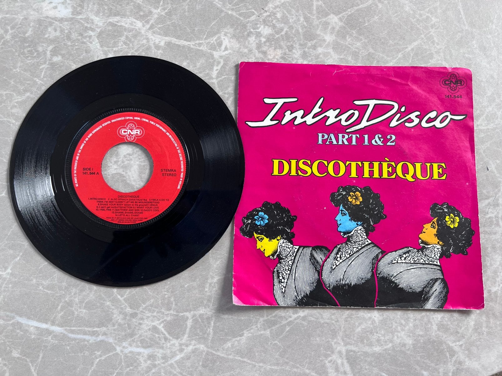 Vinyl 7" Intro Disco, Cd's en Dvd's, Vinyl Singles, Gebruikt, 7 inch, Ophalen of Verzenden