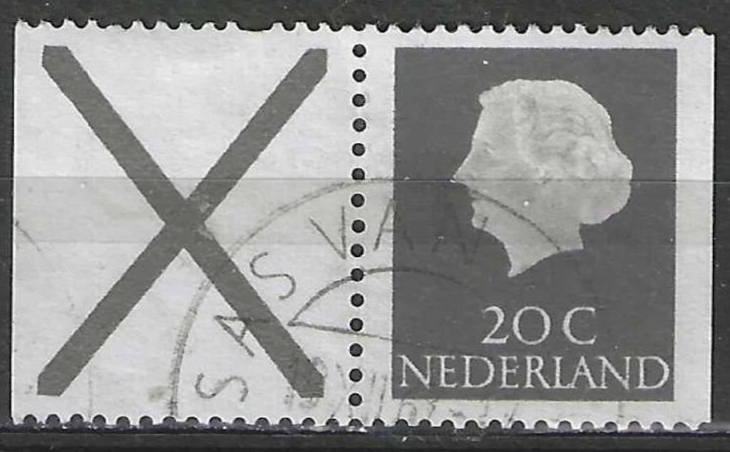 Nederland 1953-1967 - Yvert 602 - Koningin Juliana   (ST), Postzegels en Munten, Postzegels | Nederland, Verzenden, Gestempeld