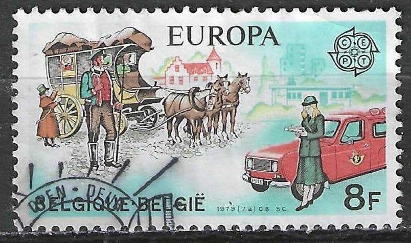 Belgique 1979 - Yvert 1925 /OBP 1930 - EUROPE - 8 F. (ST), Envoi, Affranchi, Oblitéré, Europe