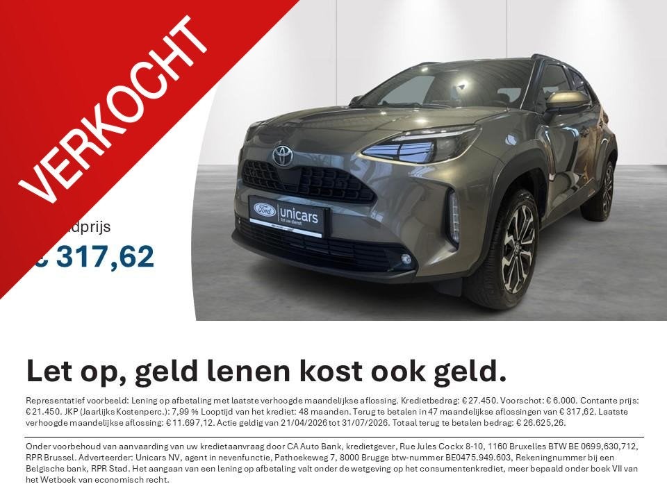 Toyota Yaris Cross 1.5 VVT-ie Hybrid 85kW Executive CVT, Auto's, Toyota, Stof, Gebruikt, 750 kg, 5 zetels
