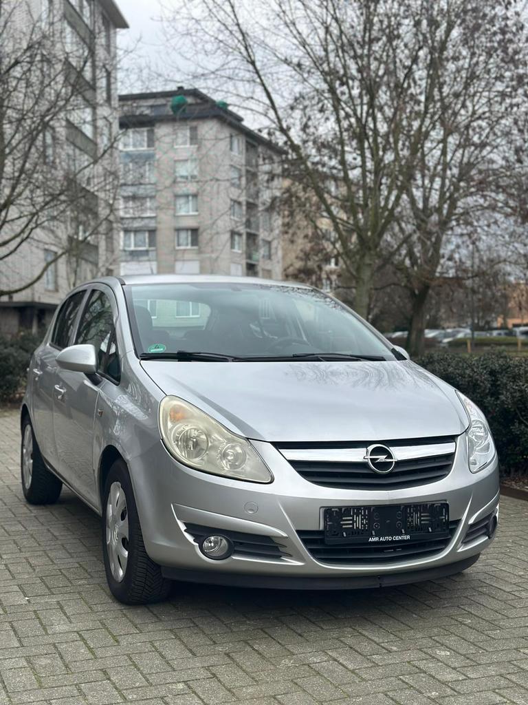 OPEL CORSA 1.2 BENZINE – 2009 – 63.000 KM – EURO 4, Auto's, Bedrijf, Grijs, Radio, Euro 4