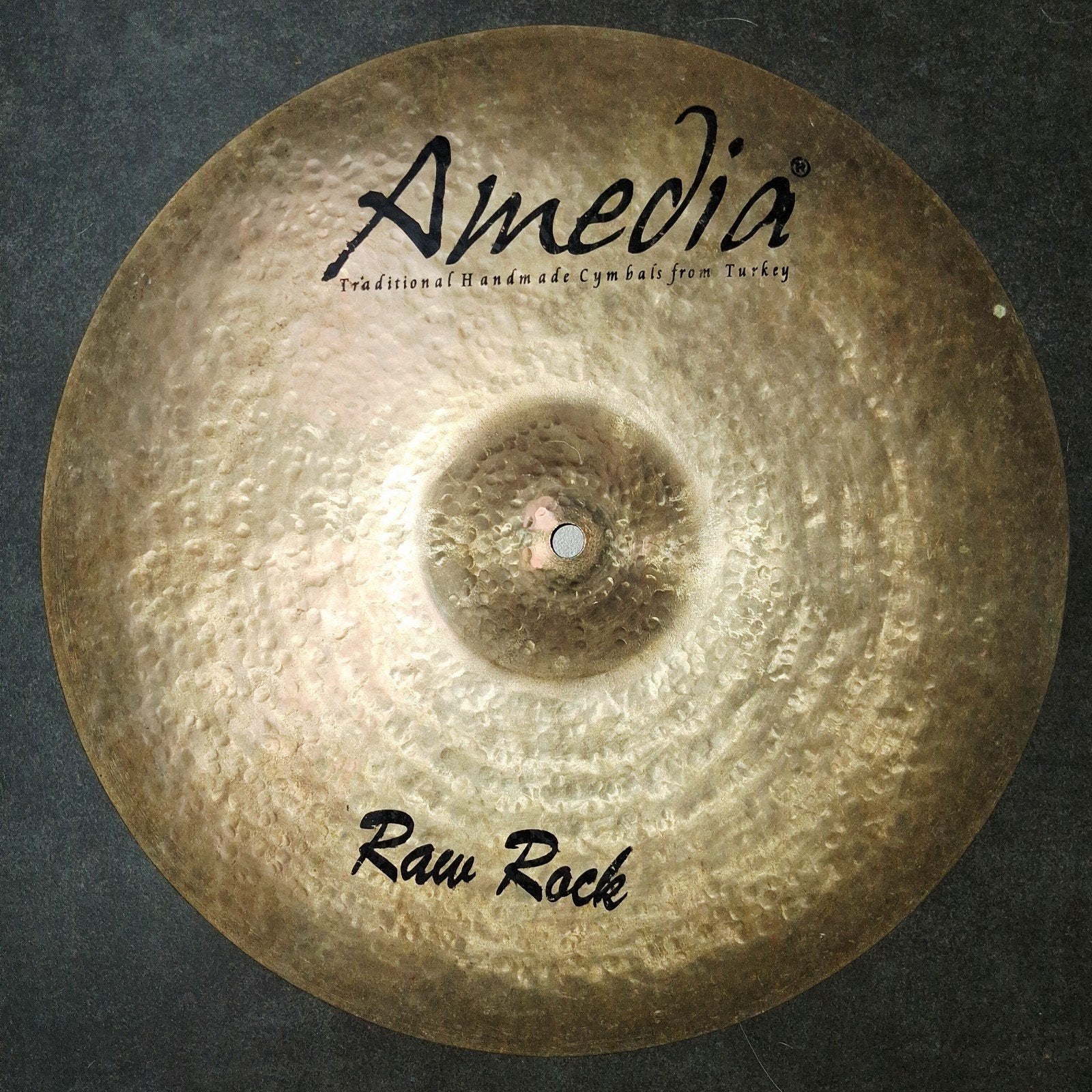 Amedia Crash 17"/ 43 cm Raw Rock Series, Musique & Instruments, Enlèvement ou Envoi, Utilisé, Autres marques