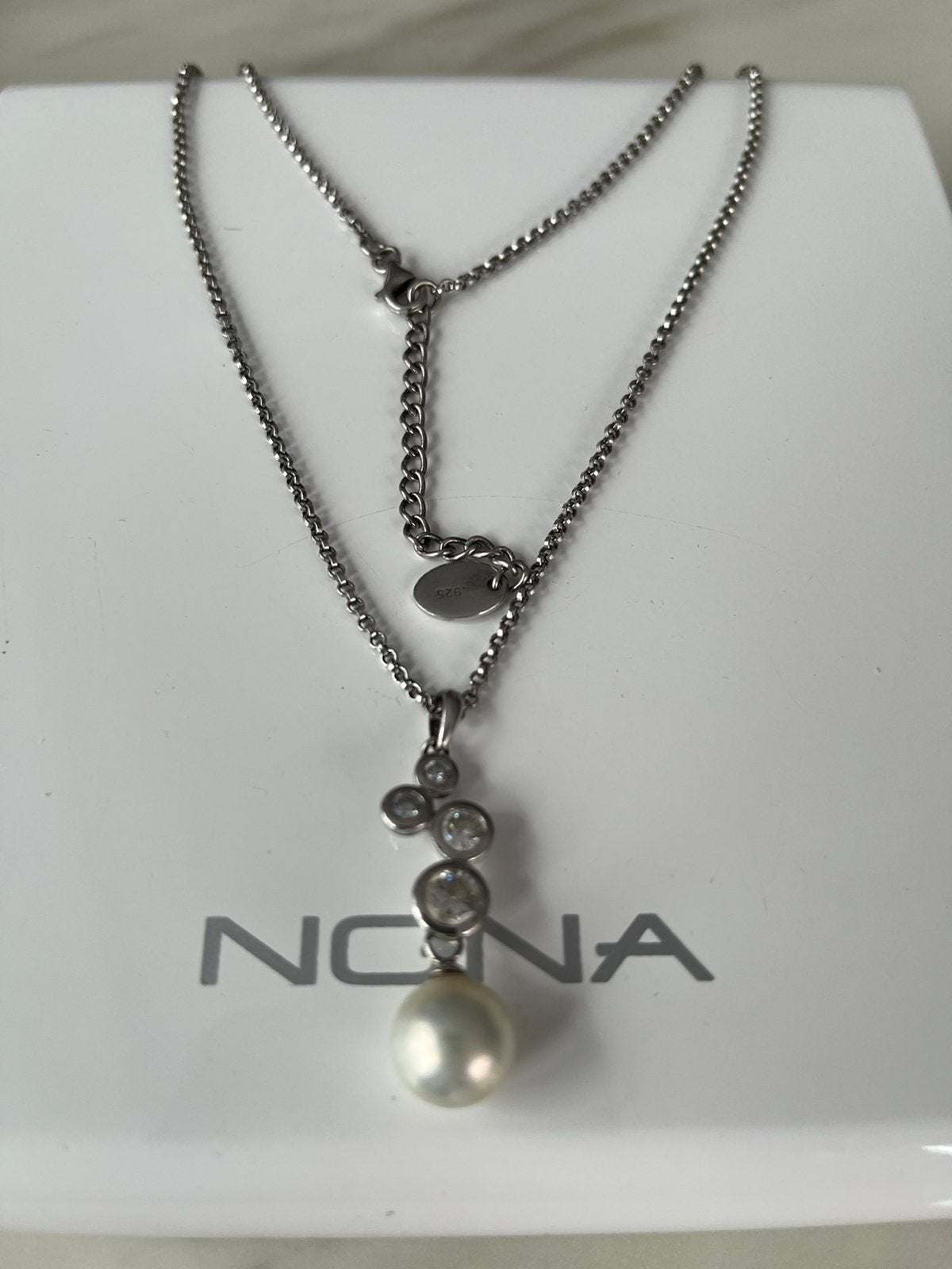 Nona zilver ketting 925, Ophalen of Verzenden, Zo goed als nieuw