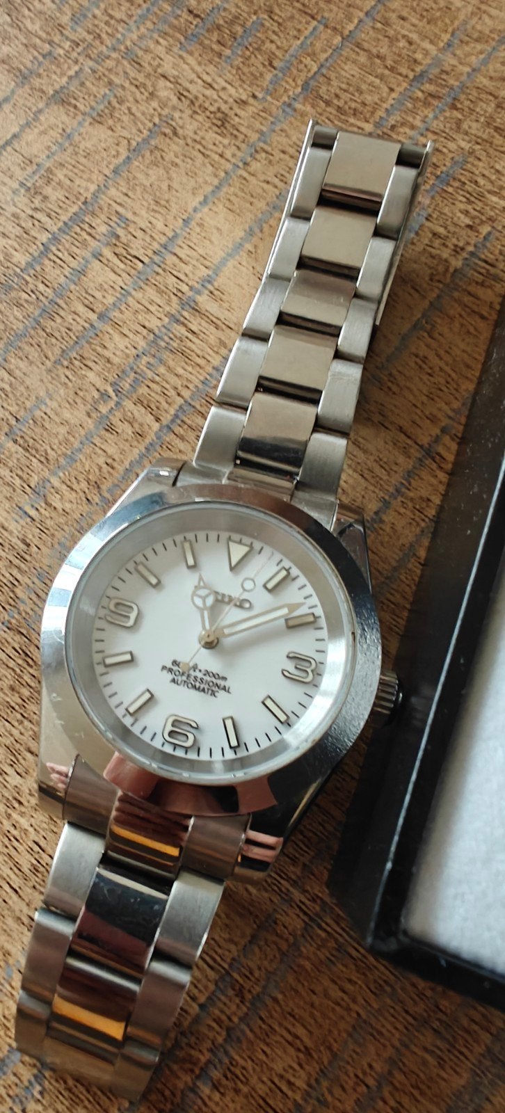 Seiko automatisch mod rolex explorer, Handtassen en Accessoires, Horloges | Heren, Ophalen of Verzenden, Rolex
