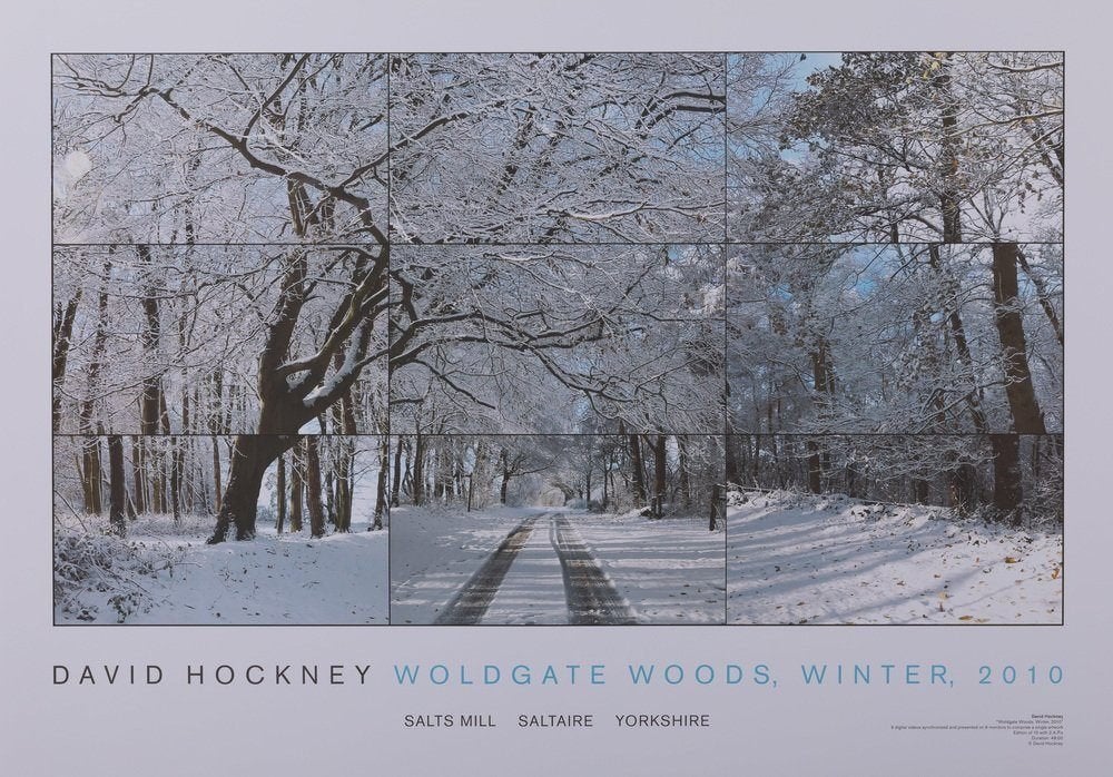 David Hockney - Woldgate Woods - 2010, Verzenden