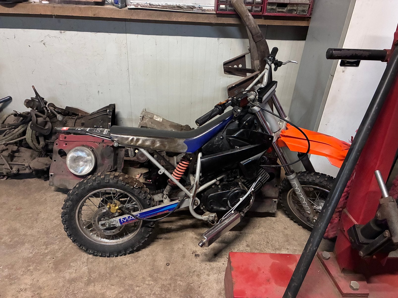 Te koop/teruil tomos crossbrommer, Fietsen en Brommers, Ophalen of Verzenden, Zo goed als nieuw