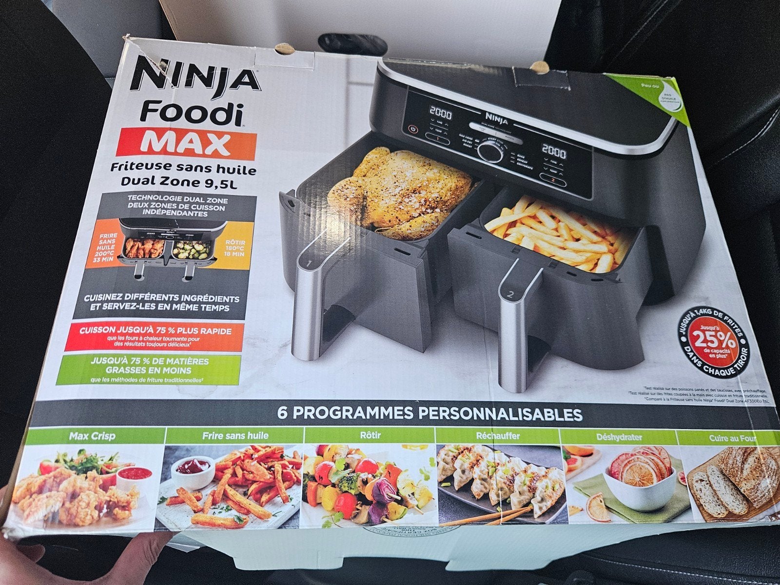 Airfryer met garantie, Ophalen