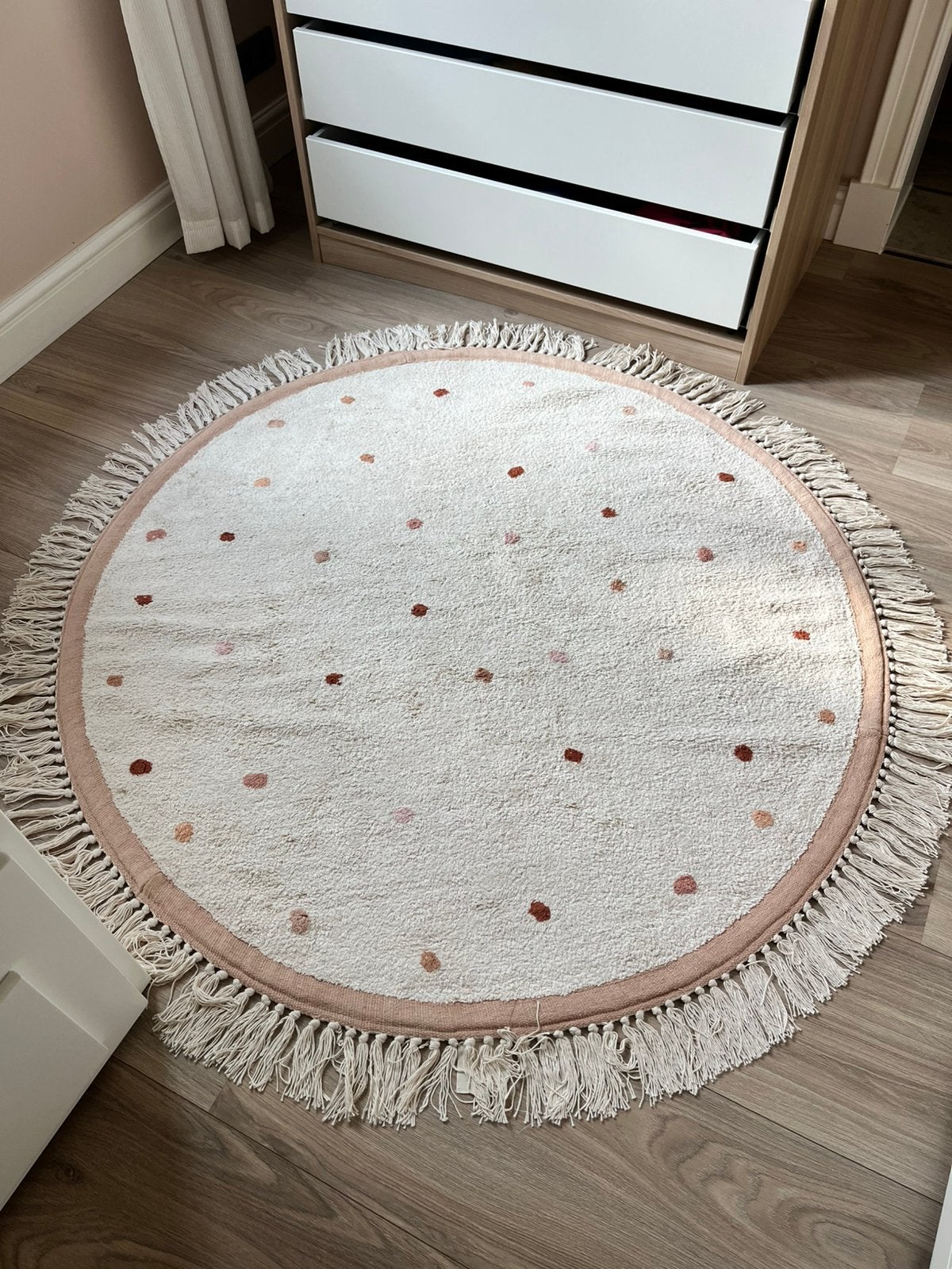 Valerie vloerkleed 130 x 130 cm - Tapis Petit, Ophalen of Verzenden, Zo goed als nieuw