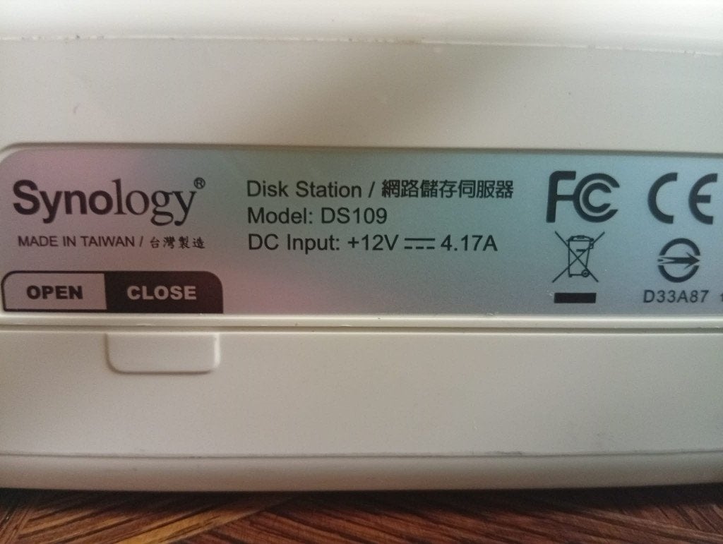 synology DS109, Enlèvement ou Envoi, Comme neuf