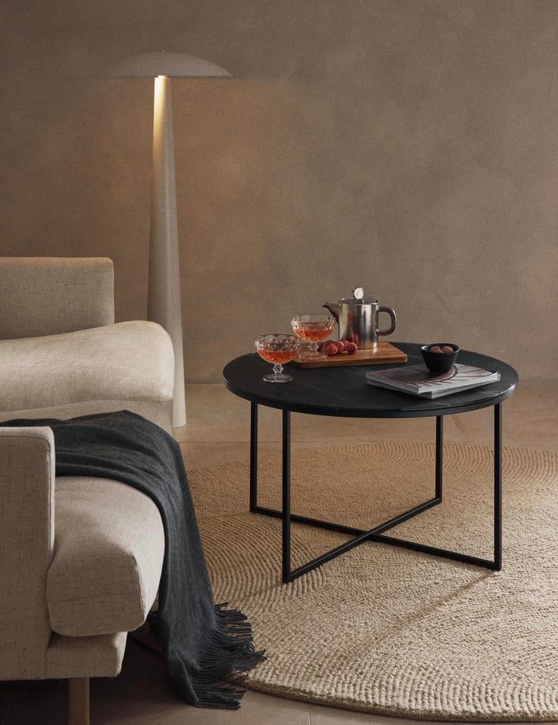 Table basse Westwing - Antigua, Moins de 50 cm, Rond, 50 à 100 cm, Comme neuf