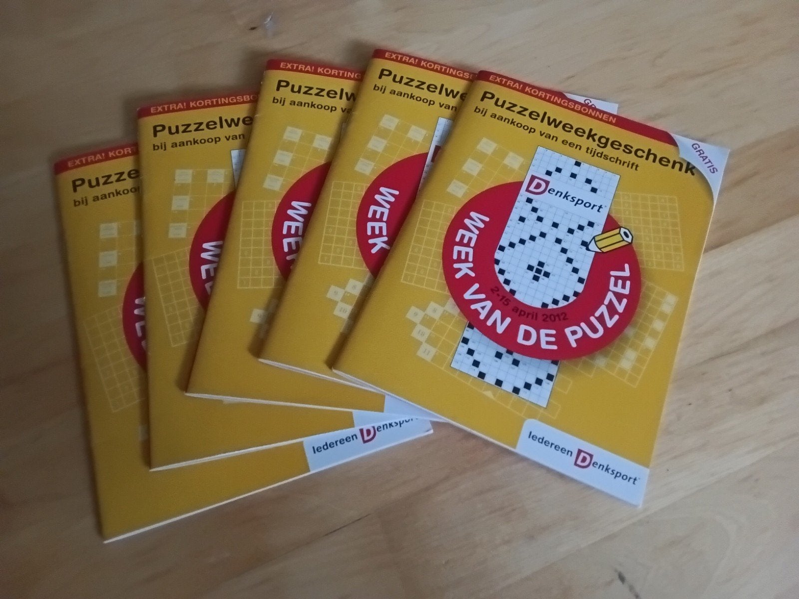 Denksportboekjes, Enlèvement