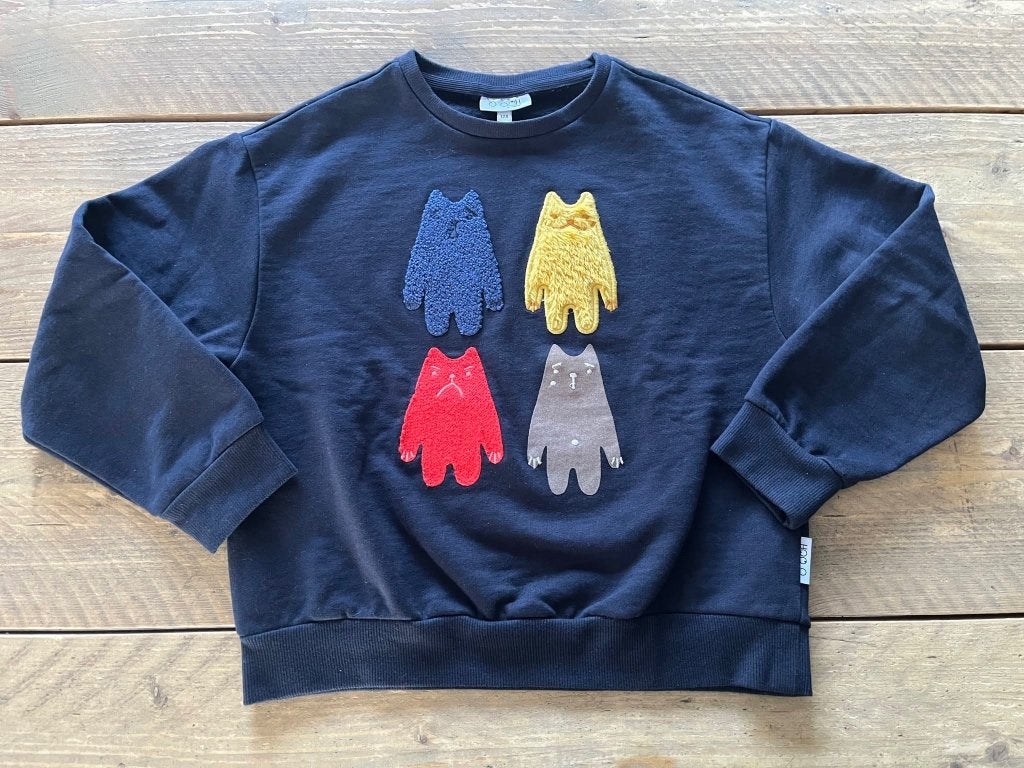 Pull JBC bleu (marine) « ghosts 'emotions' 128 », Garçon ou Fille, Enlèvement ou Envoi, Pull ou Veste, JBC