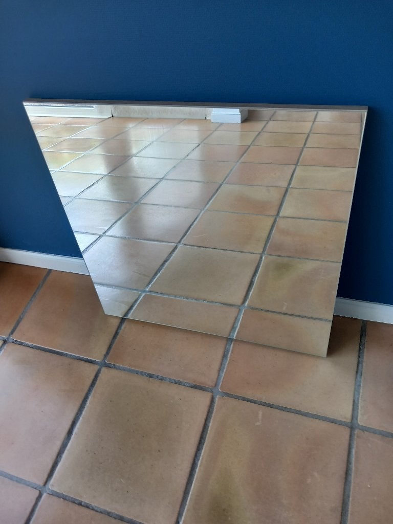 splinter nieuwe spiegel 60 op 60 cm, Neuf, Moins de 100 cm, Carré, Enlèvement