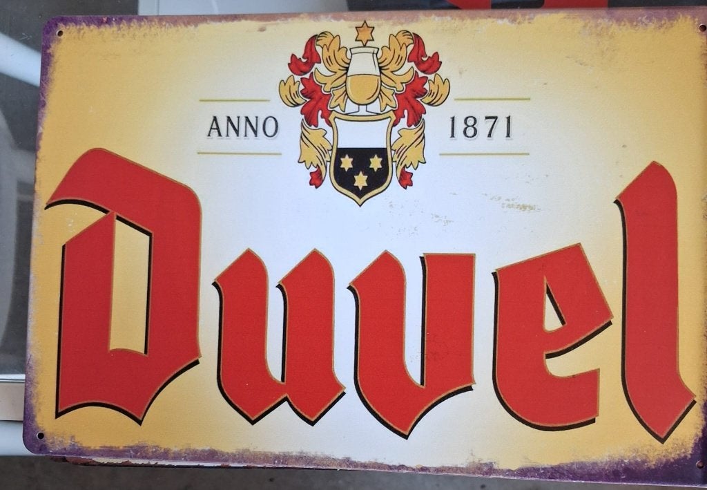 duvel reclameborden, Enlèvement, Neuf, Panneau, Plaque ou Plaquette publicitaire, Duvel